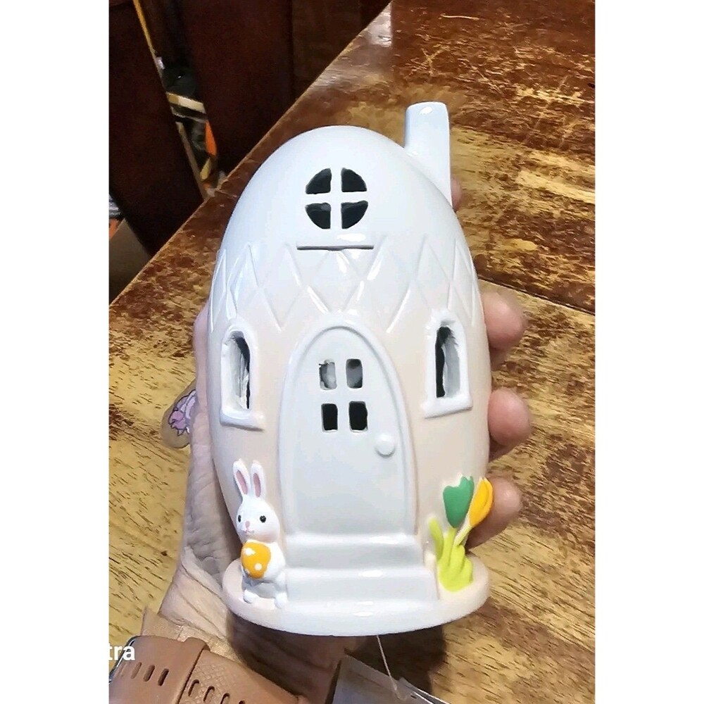 TARGET SPRITZ Easter Egg Shaped House Lamp Polyresin 5.13"in. Decor Eggs~NEW~